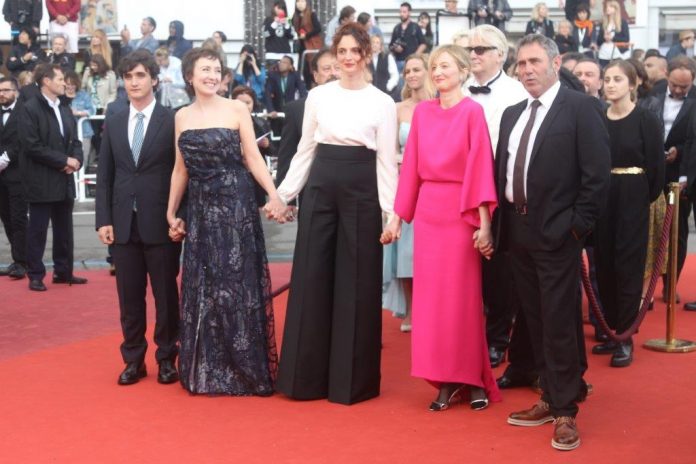 Adriano Tardiolo, Nicoletta Braschi, Alice Rohrwacher, Alba Rohrwacher, Sergi Lopez: red carpet di Lazzaro felice a Cannes 2018
