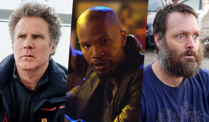 Will Ferrell Jamie Foxx Will Forte in Strays