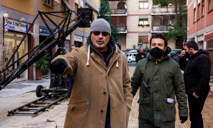 Ivano De Matteo sul set di Mia