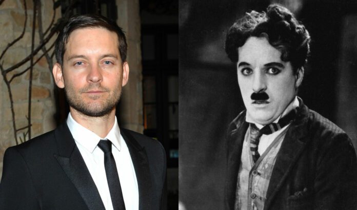 Tobey Maguire in Babylon Charlie Chaplin