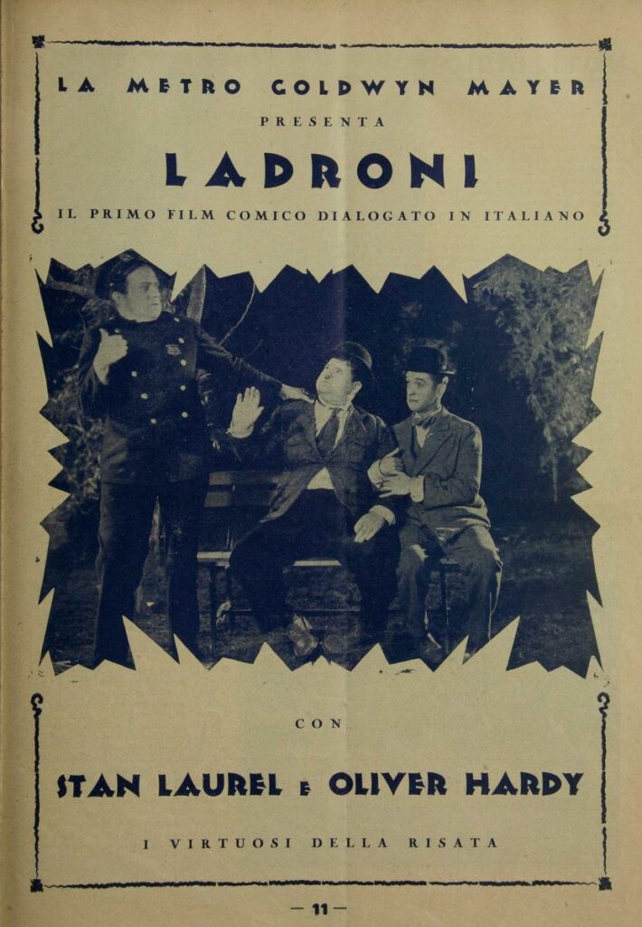 Ladroni - Giornate del cinema muto