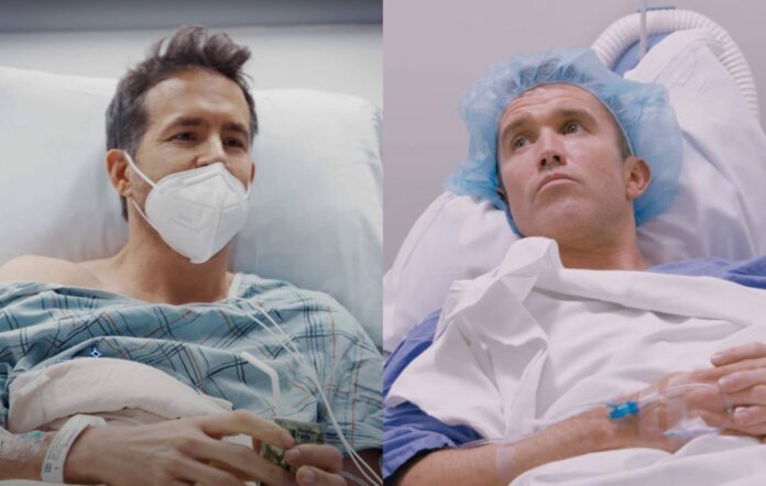 Ryan Reynolds Rob McElhenney video colonscopia