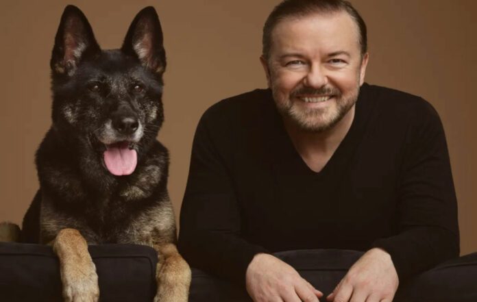Ricky Gervais dog
