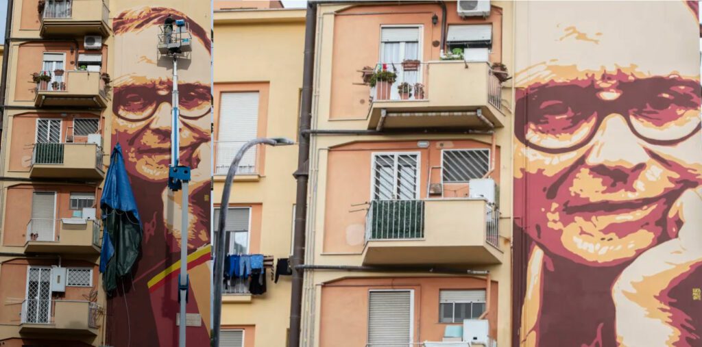 Ennio Morricone murales Roma