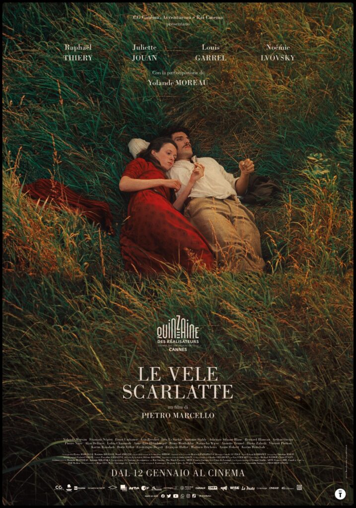 Le vele scarlatte - Il poster ufficiale del film di Pietro Marcello -