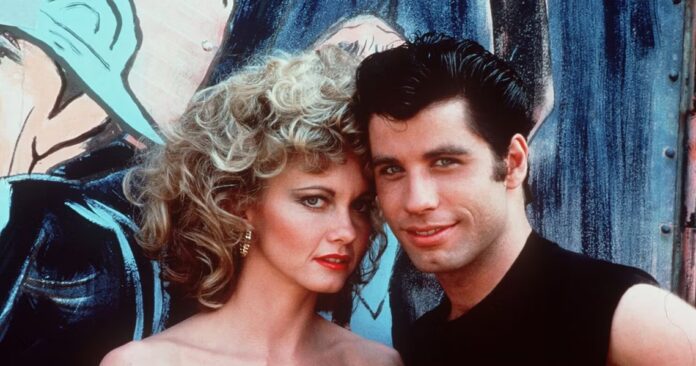 Grease, Olivia e John Travolta