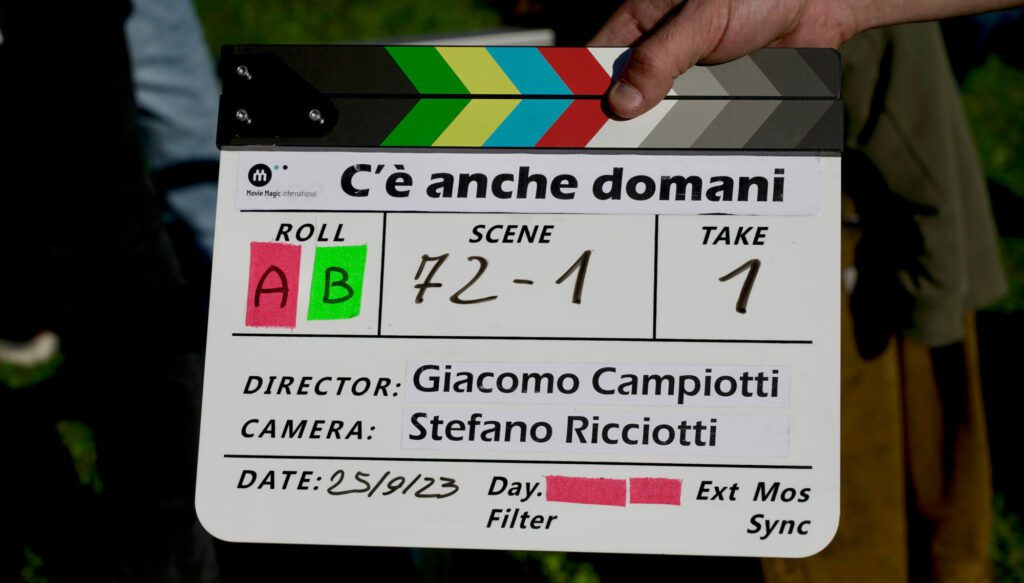 primo ciak C'è anche domani (ph. Federico Ferrario)