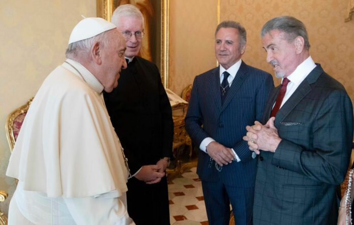 Sylvester Stallone in Vaticano