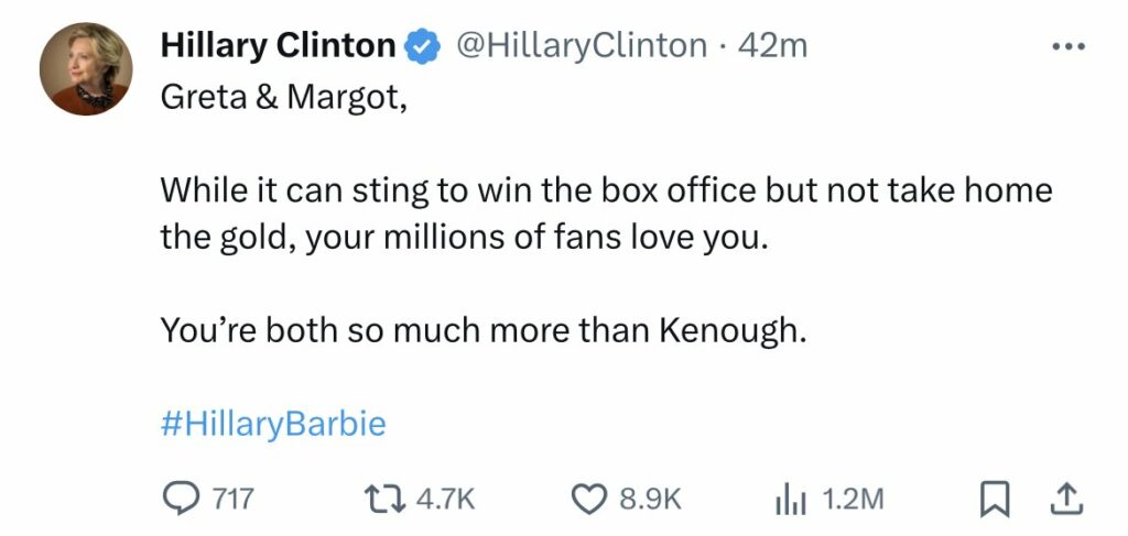Hilary Clinton barbie