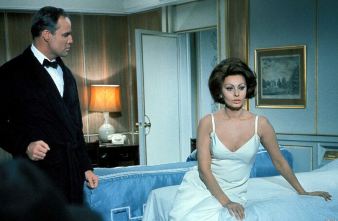 Marlon Brando e Sofia Loren, A Countess From Hong Kong Torino Film Festival