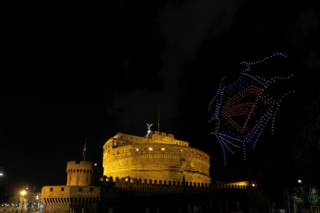 Superman a Roma - Drone Show