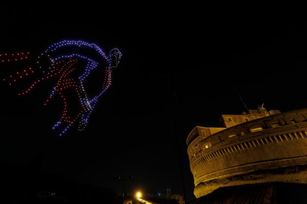 Superman a Roma - Drone Show
