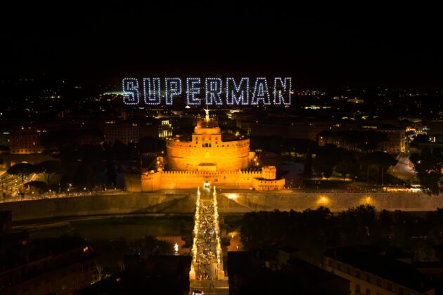 Superman a Roma - Drone Show