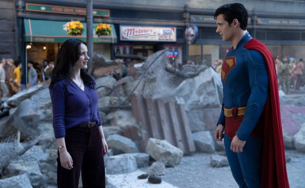Rachel Brosnahan e David Corenswet, Superman