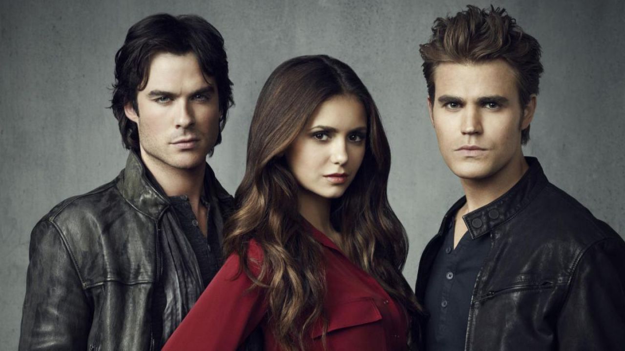 The Vampire Diaries Elena Damon Stefan